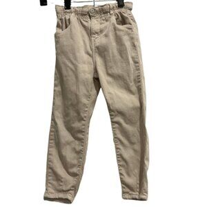 ZARA Girls Cream Beige Pants Size 4-5 years